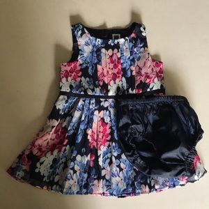 Janie and Jack floral dress. Looks new!